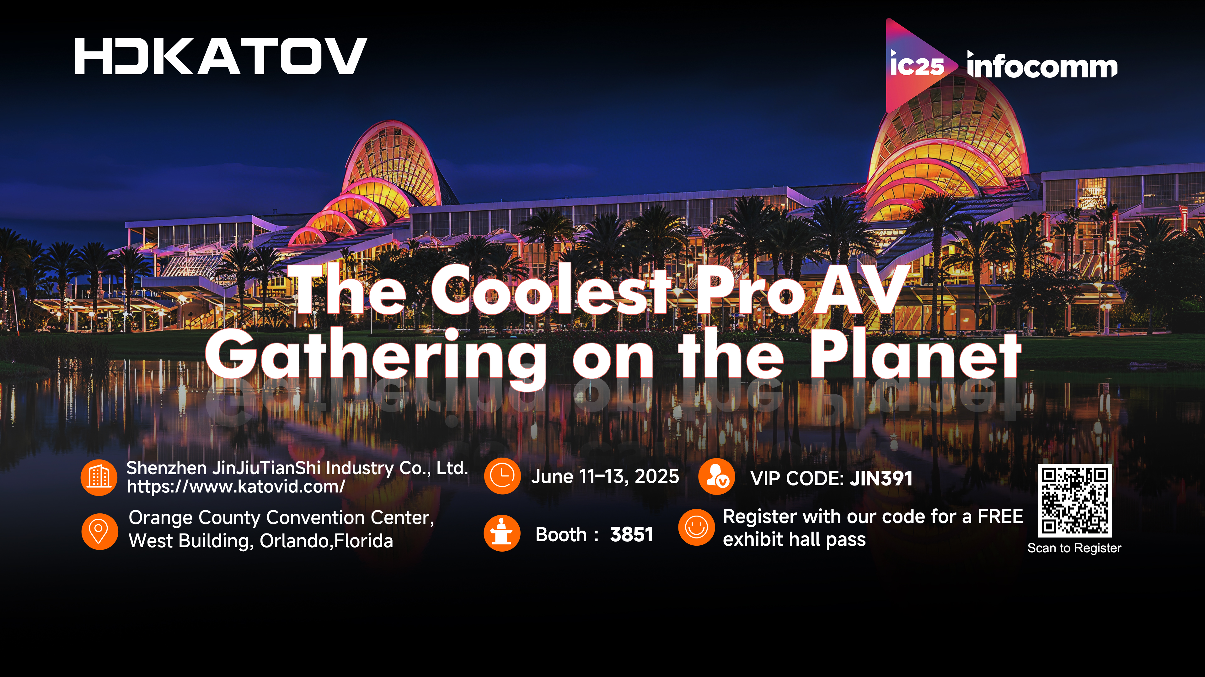 Meet HDKATOV at InfoComm 2025 | Booth 3851, Orlando, FL